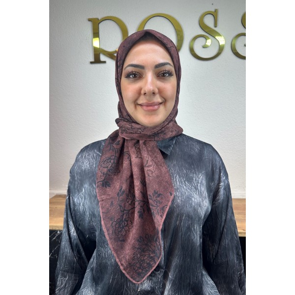 Desenli Soft Eşarp 05K